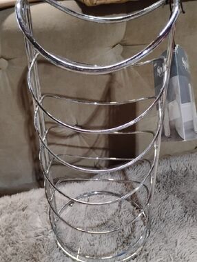 Style Chrome Multi-Ring Toilet Paper Holder